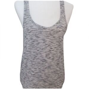 Lululemon Heather Space Gray Racerback Workout Top